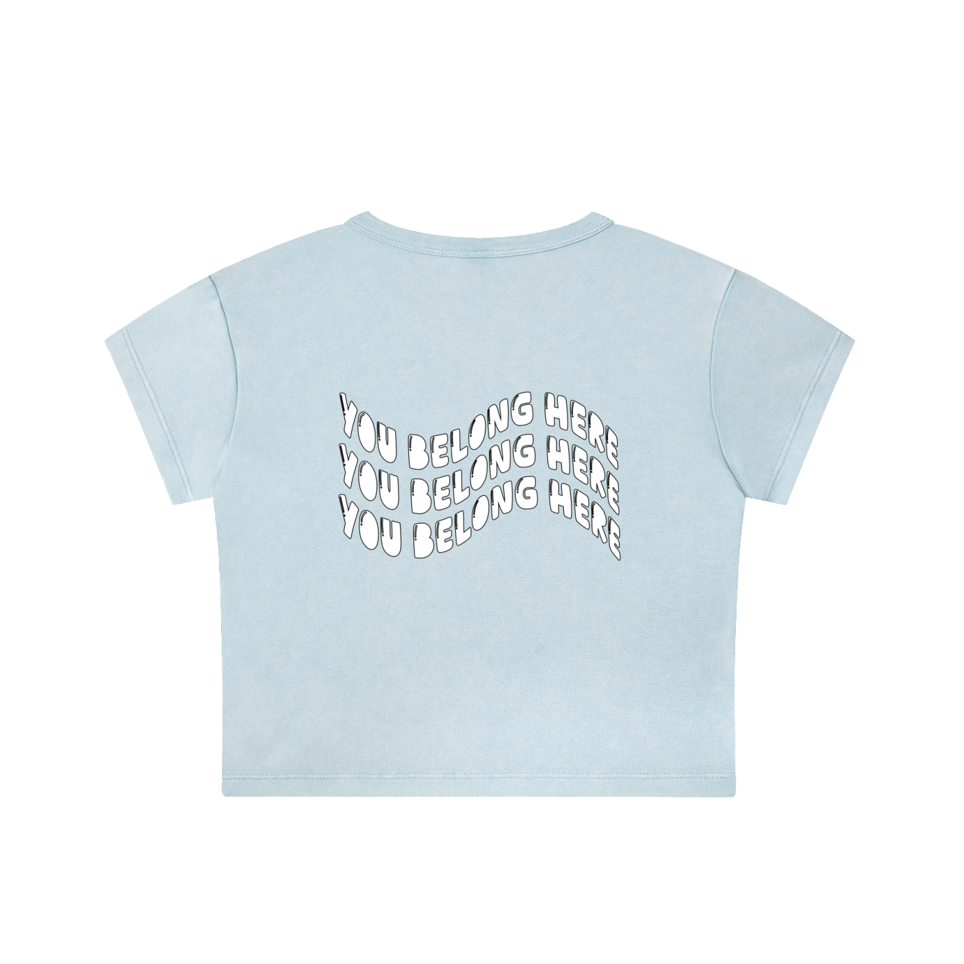 Snow Washed Crop Top