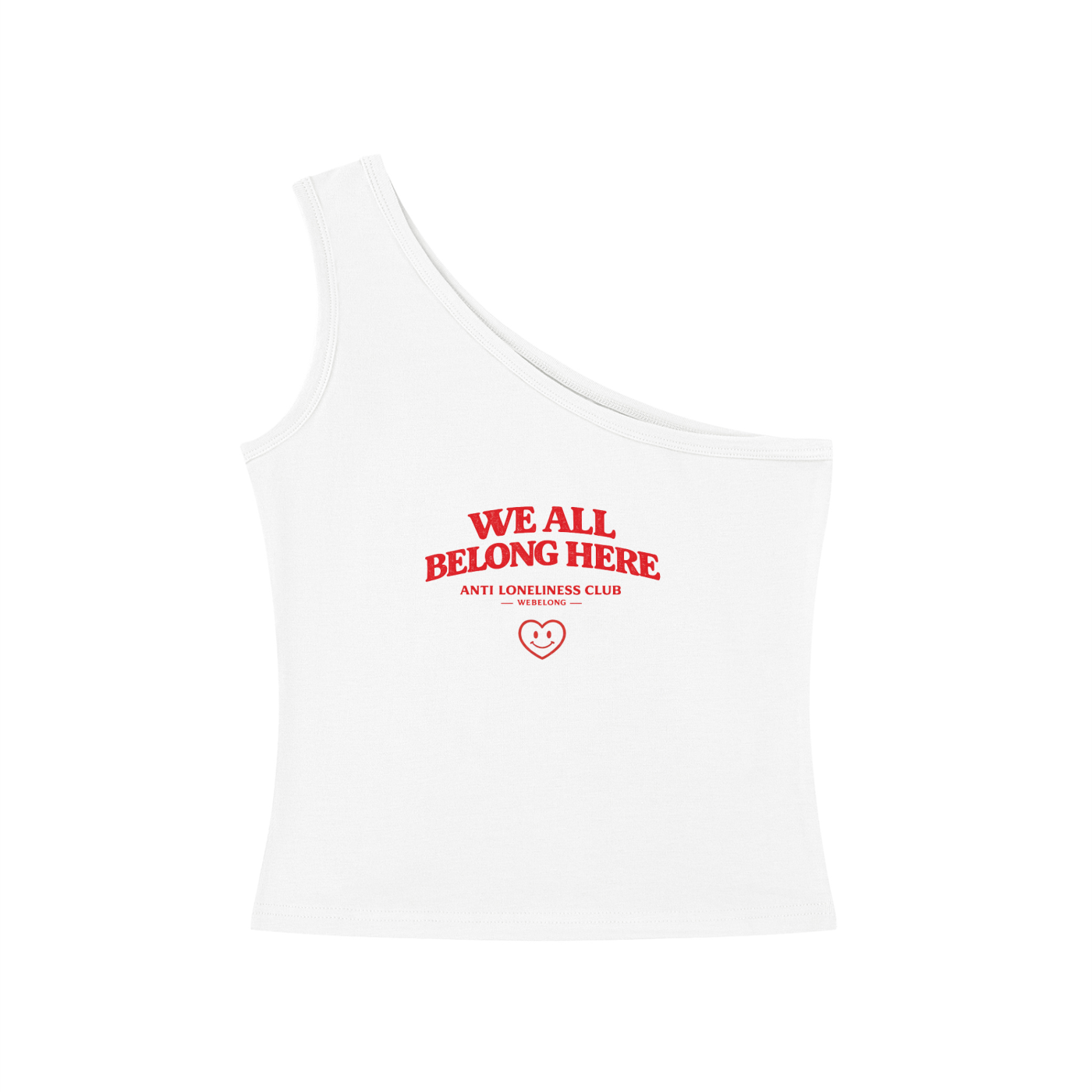 One-Shoulder Crop T-Shirt