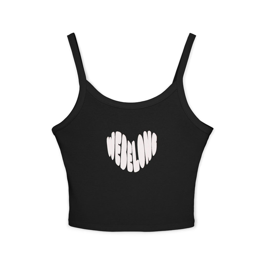 heart webelong crop top