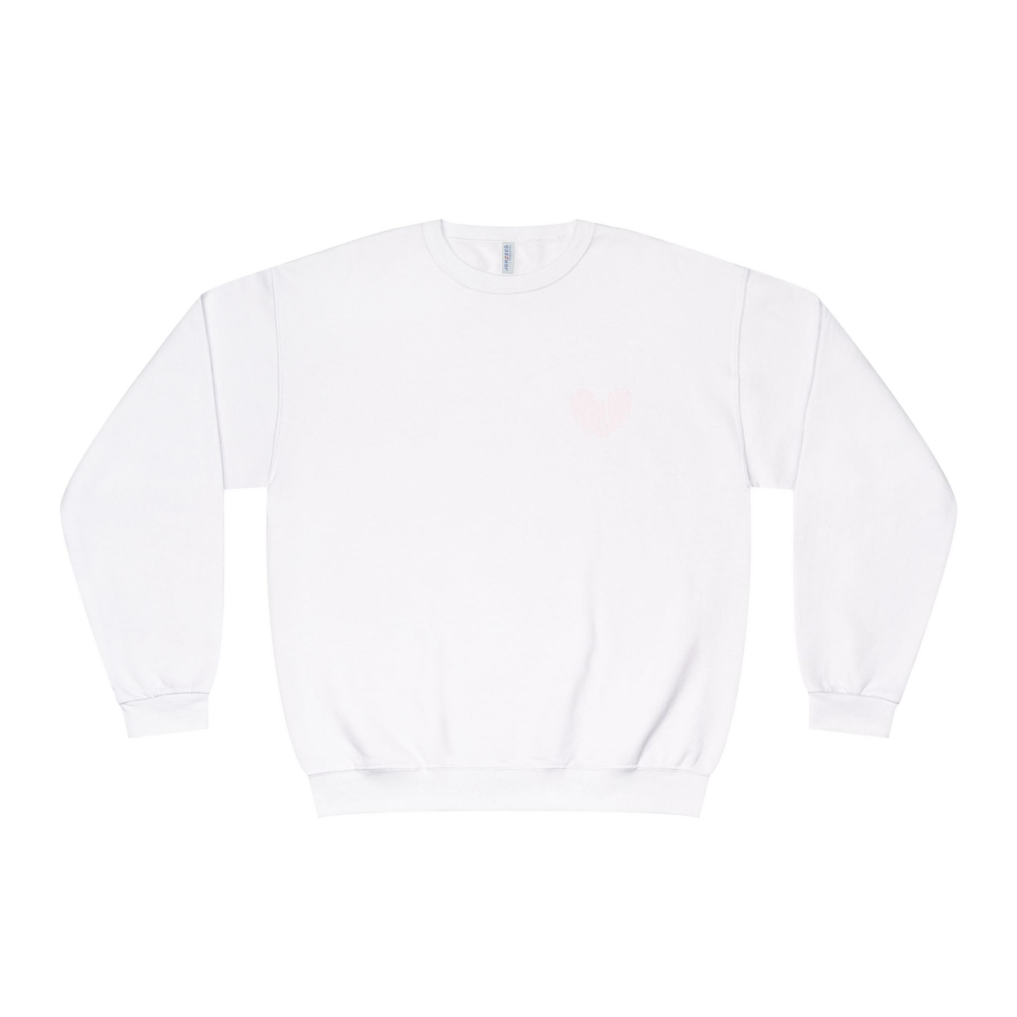 webelong heart crewneck