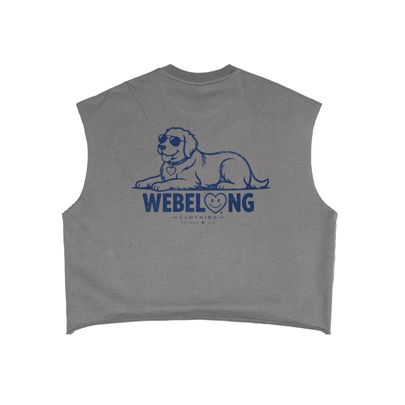 webelong boxy golden retriever tank