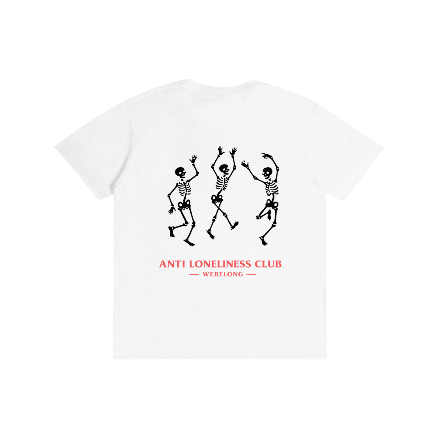 skeleton friends tee