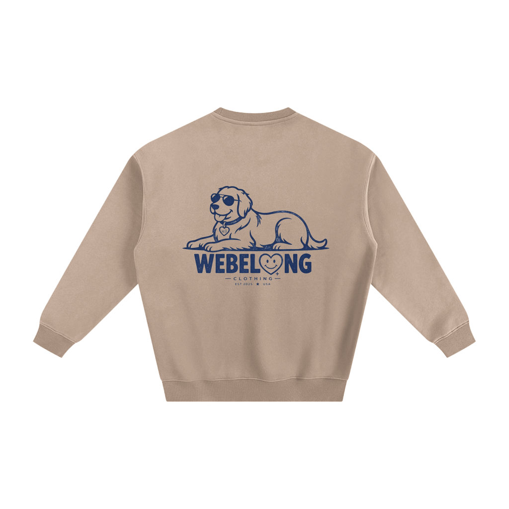 webelong golden retriever crewneck
