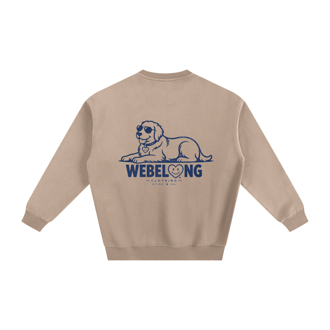 webelong golden retriever crewneck