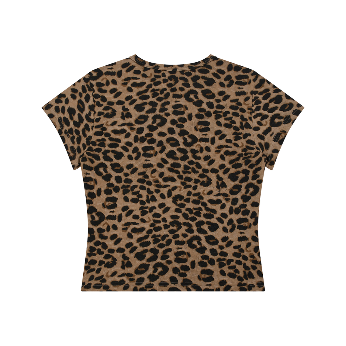 c*nty crop leopard shirt