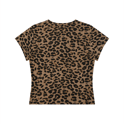 c*nty crop leopard shirt