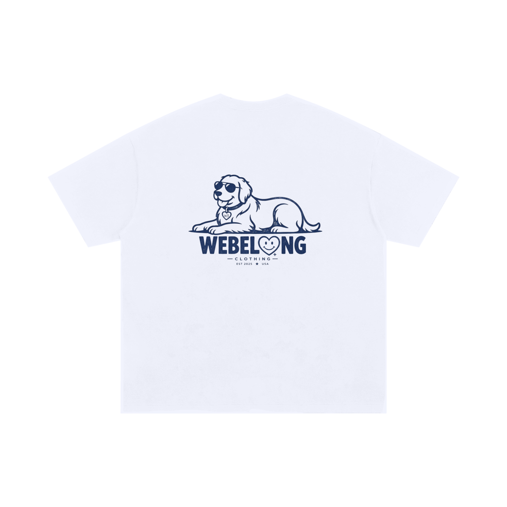 webelong cotton golden retriever tee