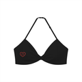 Women’s Ruched Halter-Neck Sports Bra