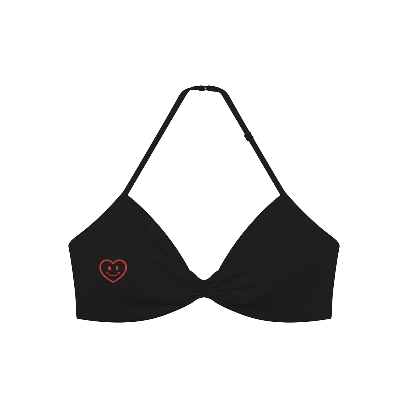 Women’s Ruched Halter-Neck Sports Bra